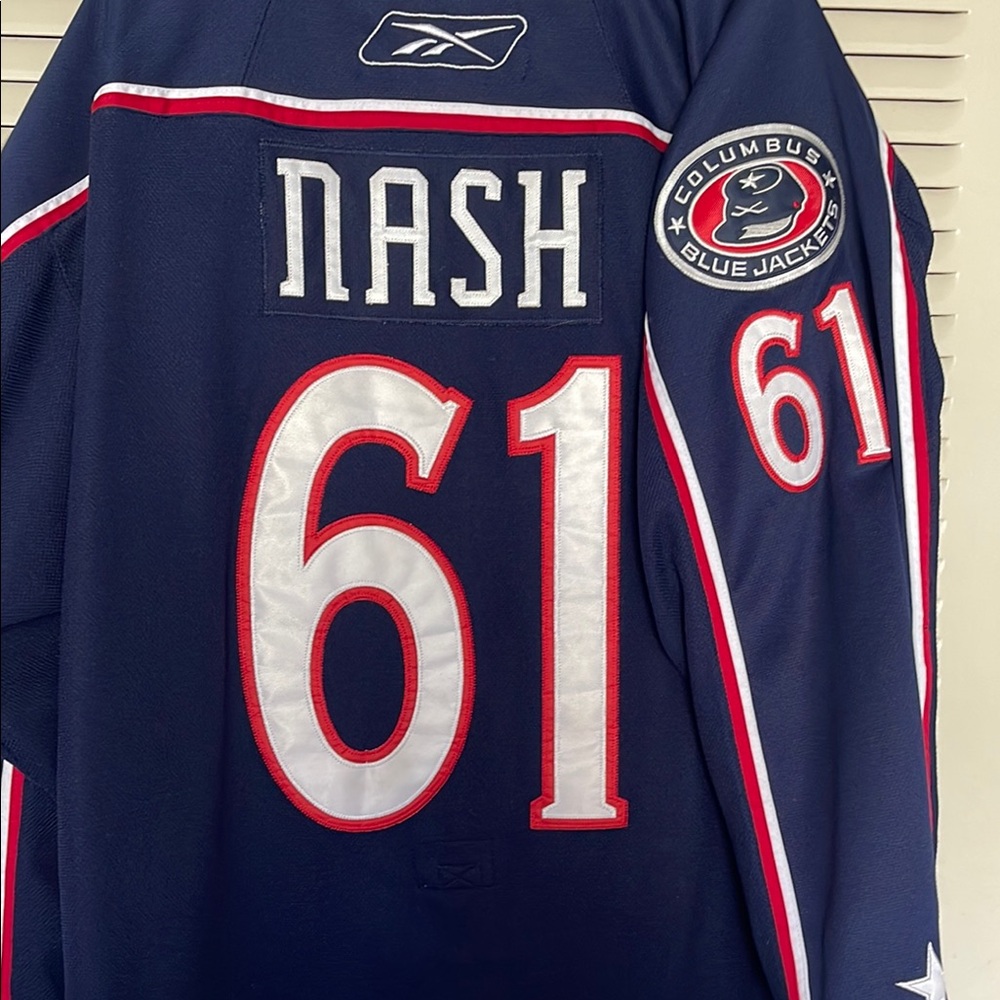 NHL Columbus Blue Jackets Rick Nash Jersey